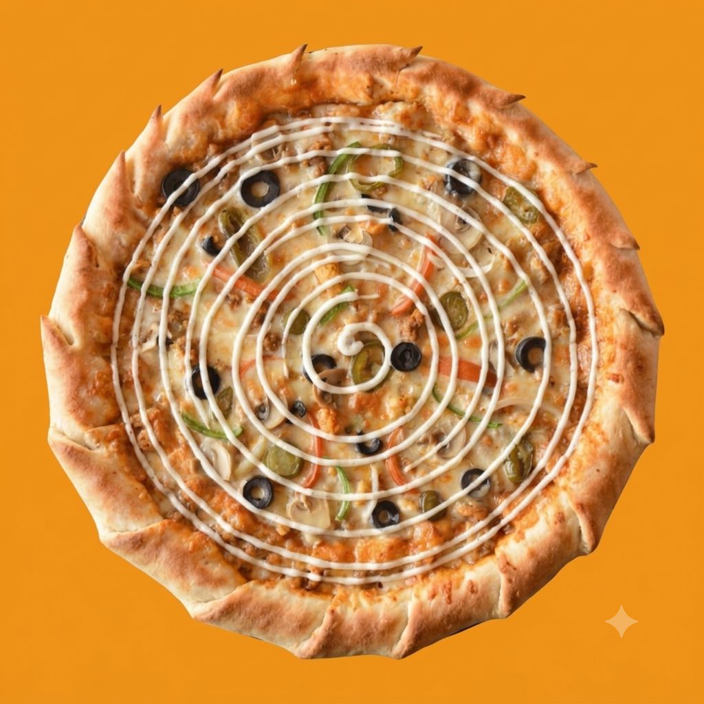 Chicken n Cheese Stuffer Pizza