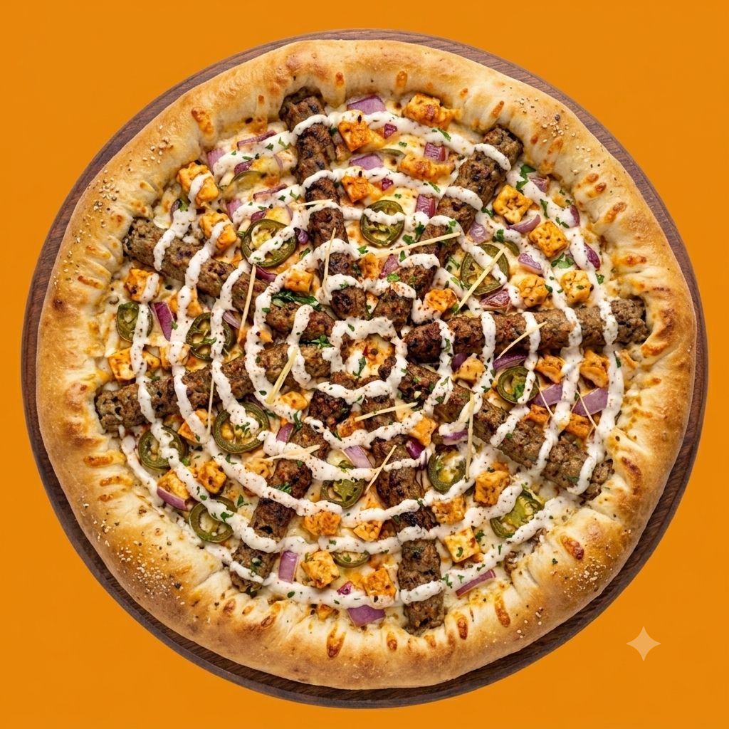 Kabab Stuffer Pizza